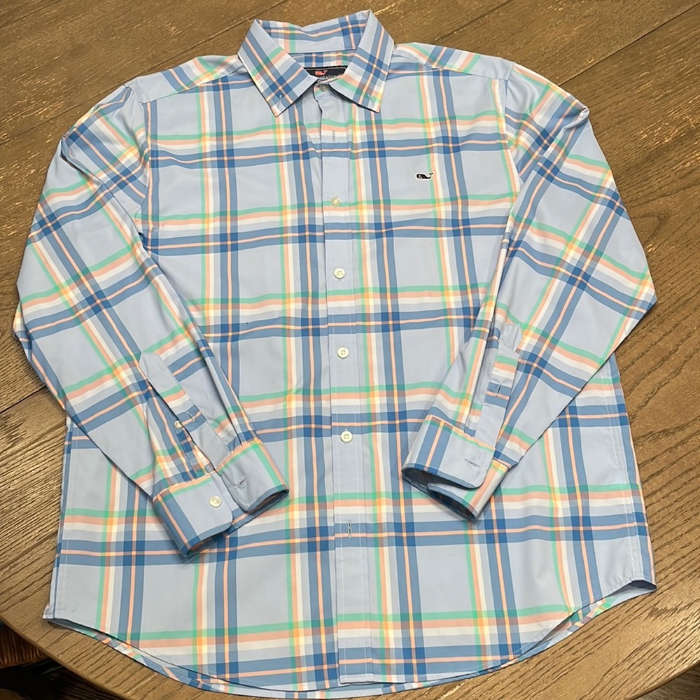 ***Like new*** Vineyard Vines mens dress shirt size large